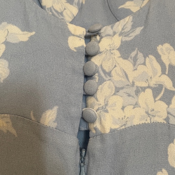 Reformation Reverie Floral Maxi Back Slit Dress size 0 - Picture 12 of 14